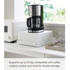 image:imageYamazaki Home Tower Kitchen Appliance Rack With Drawers  SpaceSaving UnderAppliance Storage Organizer For Sugar Tea Packs Mixers Coffee Makers Electric Pots  Steel  Spacesaving organizer for sugar tea packs mixers coffee makers and electric pots Helps keep everyday spaces organizedWhite