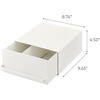 image:imageYamazaki Home Tower Kitchen Appliance Rack With Drawers  SpaceSaving UnderAppliance Storage Organizer For Sugar Tea Packs Mixers Coffee Makers Electric Pots  Steel  Spacesaving organizer for sugar tea packs mixers coffee makers and electric pots Helps keep everyday spaces organizedWhite