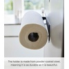 image:imageYamazaki Home Tower Magnetic Paper Towel Holder Metal Kitchen Roll Dispenser Vertical Or Horizontal Mounted Kitchen Towel Rack  SteelBlack