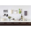 image:imageYamazaki Home Tower Magnetic Paper Towel Holder Metal Kitchen Roll Dispenser Vertical Or Horizontal Mounted Kitchen Towel Rack  SteelWhite