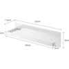 image:imageYamazaki Home Tower Magnetic Paper Towel Holder Metal Kitchen Roll Dispenser Vertical Or Horizontal Mounted Kitchen Towel Rack  SteelWhite