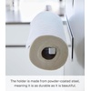 image:imageYamazaki Home Tower Magnetic Paper Towel Holder Metal Kitchen Roll Dispenser Vertical Or Horizontal Mounted Kitchen Towel Rack  SteelWhite