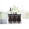 image:imageYamazaki Home Tower Pantry Canisters With Rack  Kitchen Container Storage Organizer  Triple  Steel  Plastic  825 Cups 195 LitersBlack