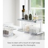 image:imageYamazaki Home Tower Pantry Canisters With Rack  Kitchen Container Storage Organizer  Triple  Steel  Plastic  825 Cups 195 LitersWhite