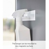 image:imageYamazaki Home Tower Wide Magnetic Kitchen Dish Towel Hanger Rack Holder for Refrigerator Or Wall  SteelWhite