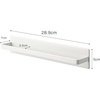 image:imageYamazaki Home Tower Wide Magnetic Kitchen Dish Towel Hanger Rack Holder for Refrigerator Or Wall  SteelWhite