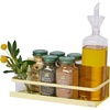 image:imageYAMAZAKI Home Plate Magnetic Spice Storage Rack Organizer for Fridge  SteelYellow