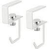 image:imageYAMAZAKI Home Plate Under Shelf Hanger  Set of 2 Multipurpose Hanging Storage Organizer  SteelWhite