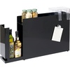 image:imageYAMAZAKI Home Sliding Drawer Seasoning Rack  Pull Out Spice Rack for Countertop Steel Kitchen Organizer with Magnetic Panels Modern Spice Storage Drawer Black Easy Access Design  Countertop steel spice rack with smooth pullout sliding drawer and magnetic panels Modern spacesaving design for kitchenBlack