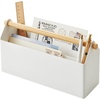image:imageYAMAZAKI Home Tosca Desk Organizer  Stationary Holder For Office amp School Supplies  Caddy  Steel  WoodModern
