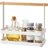 image:imageYAMAZAKI Home Tosca Spice Rack  Steel  Wood  Slim minimalist steel spice rack with a practical wooden handle A smart fit for modern homes Keeps essentials organizedWhite