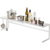image:imageYAMAZAKI Home Tower Expandable Support Rack  Kitchen Storage Shelf Organizer  Large  SteelWhite