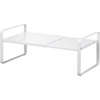 image:imageYAMAZAKI Home Tower Expandable Support Rack  Kitchen Storage Shelf Organizer  Small  Steel  Expandable support rack designed to maximize kitchen storage Ideal for organizing cabinets and pantries Easy to assembleWhite