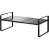 image:imageYAMAZAKI Home Tower Expandable Support Rack  Kitchen Storage Shelf Organizer  Small  Steel  Expandable support rack designed to maximize kitchen storage Ideal for organizing cabinets and pantries Easy to assembleBlack