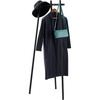 image:imageYAMAZAKI Home Tower TriPost Coat Rack  Freestanding Steel Coat Tree With Side Pegs 3Leg Standing Coat Hanger For Entryway Hallway Bedroom 60  SteelBlack