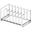 image:imageYAMAZAKI Home Tower Under Sink Pot Lids And Frying Pan Storage Kitchen Drawer Organizer Rack  SteelWhite