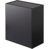 image:imageYAMAZAKI Home Tower Wall Mounted Storage Or Trash Bin With Tray Small Wastebasket With Lid Bathroom Or Kitchen Organizer  Abs Plastic