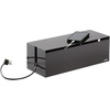 image:imageYamazaki Home Cable Management Box  Cord Organizer Box with Lid Minimalist Cable Storage for Office ABS Plastic  Sleek cable storage container for office spaces Removable lid prevents dust buildup Helps keep everyday tech organizedBrown