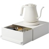 image:imageYamazaki Home Tower Kitchen Appliance Rack With Drawers  SpaceSaving UnderAppliance Storage Organizer For Sugar Tea Packs Mixers Coffee Makers Electric Pots  Steel  Spacesaving organizer for sugar tea packs mixers coffee makers and electric pots Helps keep everyday spaces organizedWhite