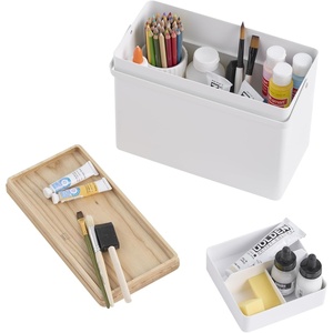 image:imageYAMAZAKI Home 3Tier First Aid Metal Box Medical Supplies Organizer White  Threetier first aid box for medical supplies Metal organizer features multicompartment storage Built for everyday useWhite