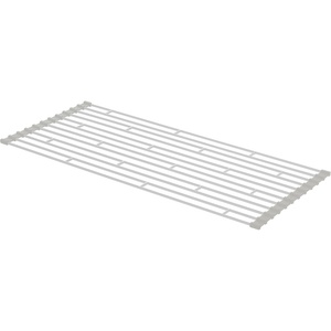 image:imageYAMAZAKI Home Plate Folding Sink Drainer Rack  Steel  Convenient folding sink drainer rack design Durable steel construction ensures stability over your basin Easy to cleanWhite