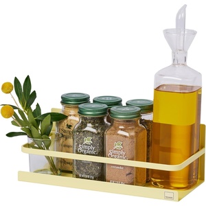 image:imageYAMAZAKI Home Plate Magnetic Spice Storage Rack Organizer for Fridge  SteelYellow