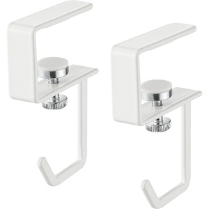 image:imageYAMAZAKI Home Plate Under Shelf Hanger  Set of 2 Multipurpose Hanging Storage Organizer  SteelWhite