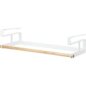 image:imageYAMAZAKI Home Tosca UnderShelf Hanger Holder  Laundry Hanging Storage Rack Organizer  Steel  WoodOne Size