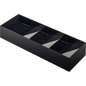 image:imageYAMAZAKI Home Tower Cutlery Drawer Organizer  Kitchen Silverware Utensil Storage Tray  Expandable I  Abs PlasticBlack