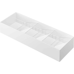 image:imageYAMAZAKI Home Tower Cutlery Drawer Organizer  Kitchen Silverware Utensil Storage Tray  Expandable I  Abs PlasticWhite