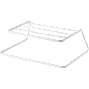 image:imageYAMAZAKI Home Tower Dish Riser  Shelf Organizer amp Storage For Kitchen Cabinets  Steel White