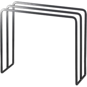 image:imageYAMAZAKI Home Tower Dishcloth Hanger  Steel  Slim countertop dishcloth hanger holds up to three towels for quick air drying Designed for convenient home organizationBlack