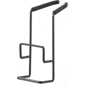 image:imageYAMAZAKI Home Tower FaucetHanging Sponge Holder  Kitchen Organizer Sink Rack Basket  Double  SteelBlack