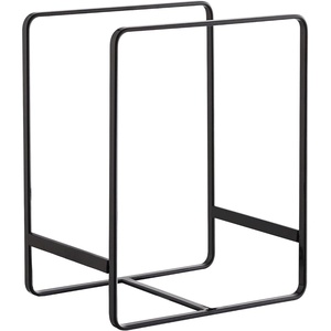 image:imageYAMAZAKI Home Tower Plate RackDish StandDish StoragePlate Holder  Large  Steel  Sturdy steel plate rack dish stand dish storage and plate holder Ideal for compact cabinets or countertops Saves spaceBlack