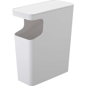 image:imageYAMAZAKI home Tower Side table and Trash can BlackWhite