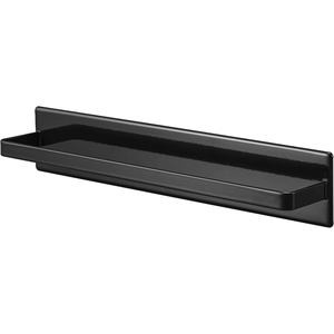 image:imageYamazaki Home Tower Wide Magnetic Kitchen Dish Towel Hanger Rack Holder for Refrigerator Or Wall  SteelBlack