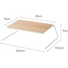 image:imageYAMAZAKI Home Dish Riser  Kitchen Cabinet Shelf and Organizer  No Assembly ReqSmall