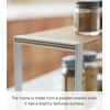 image:imageYAMAZAKI Home Kitchen Rack  Counter Storage Shelf Organizer Steel  WoodWhite  Tosca singletier riser maximizes space Perfect for organizing spices plates or mugs Adds practical everyday storageKitchen Rack Wide