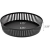 image:imageYAMAZAKI Home Striped Steel Fruit Basket  Kitchen Storage Produce Holder Steel Wide BlackBlack