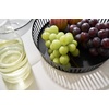 image:imageYAMAZAKI Home Striped Steel Fruit Basket  Kitchen Storage Produce Holder Steel Wide BlackBlack