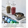 image:imageYAMAZAKI Home Tower 4Tier Slim Spice Rack Organizer  Large Capacity Angled Shelves Flat Top Tier  Ideal For Countertops And Stove Sides  Steel