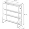 image:imageYAMAZAKI Home Tower 4Tier Slim Spice Rack Organizer  Large Capacity Angled Shelves Flat Top Tier  Ideal For Countertops And Stove Sides  Steel
