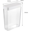 image:imageYAMAZAKI Home Tower Airtight Dry Food Storage Container With Sliding Lid  Kitchen amp Pantry Organization  Cereal Grains Pasta And Flour  Abs Plastic  95 Cups 23 Liters