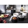 image:imageYAMAZAKI Home Tower Ceramic Food Storage ContrainersCanisters With Airtight Lid  Small  1 Cup 240 MillilitersNegro