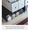 image:imageYAMAZAKI Home Tower Steel Under Cabinet Bottom Shelf Storage Organizer Set of 2 Dish Riser for Under Sink Or Kitchen Pantry Or Counter  Steel Black