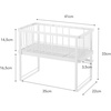 image:imageYAMAZAKI Home TwoTier Adjustable Dish Drainer Rack Compact Drying Rack with Hooks Utensils Holder Steel Draining Spout Water Resistant No Assembly Req  Twotier adjustable dish drainer rack with side hooks and a dedicated utensils holder Helps keep everyday spaces organizedWhite