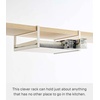 image:imageYAMAZAKI Home Under Shelf Storage Rack  Cabinet Organizer  No Assembly ReqWhite