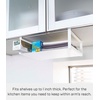 image:imageYAMAZAKI Home Under Shelf Storage Rack  Cabinet Organizer  No Assembly ReqWhite