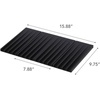 image:imageYamazaki Home Foldable Drainer Tray  Kitchen Dish Drying Mat  No Assembly ReqBlack