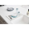 image:imageYamazaki Home Foldable Drainer Tray  Kitchen Dish Drying Mat  No Assembly ReqWhite